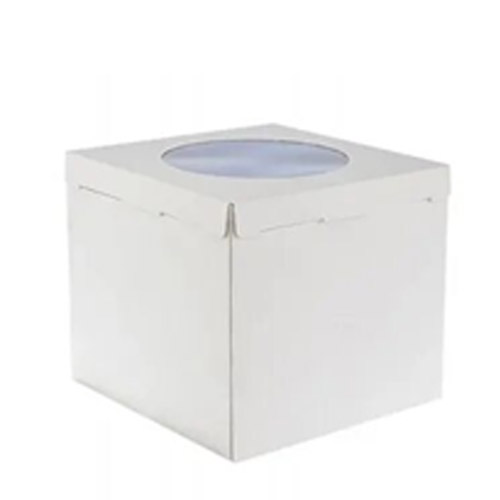 Коробка белая с окном (300*300*300мм.) 10 шт.